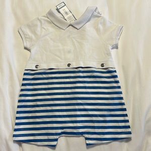 Jacadi baby boys romper. Size 12 months.